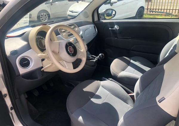 Fiat 500 cena 18500 przebieg: 148000, rok produkcji 2009 z Bychawa małe 497